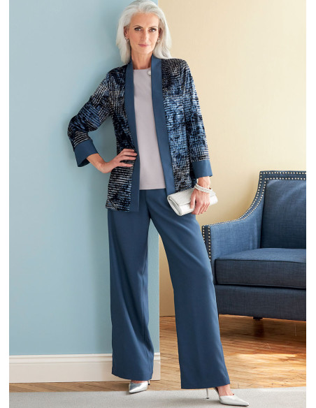 Patron de veste, robe, haut, jupe et pantalon - Butterick 6796