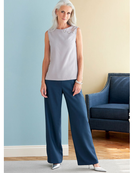 Patron de veste, robe, haut, jupe et pantalon - Butterick 6796
