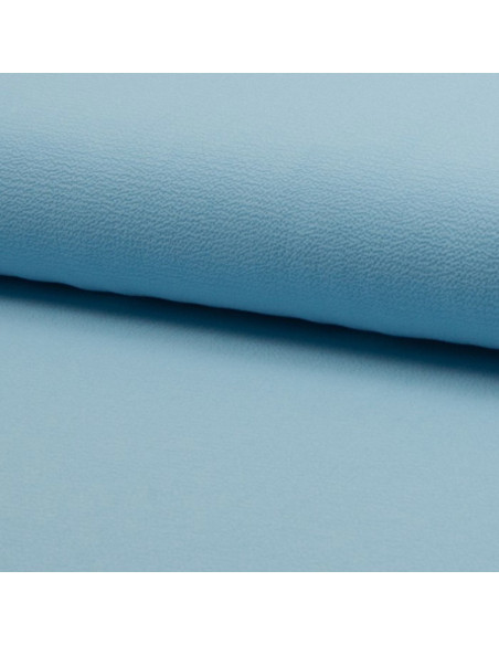 Tissu crêpe légère extensible - Bleu