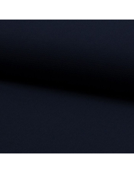 Tissu crêpe légère extensible - Bleu marine