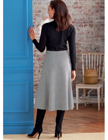 Patron de jupe et ceinture - Butterick 6866
