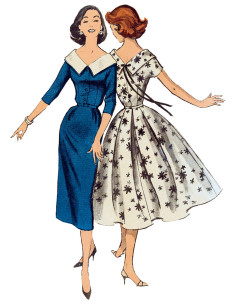 Patron de robe et ceinture - Butterick 6870