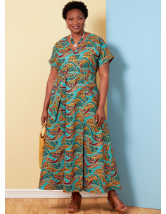 Patron de robe et ceinture - Butterick 6873