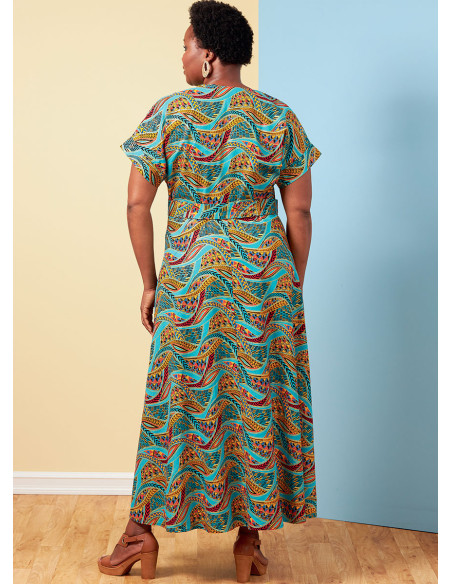 Patron de robe et ceinture - Butterick 6873