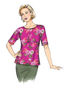 Patron de haut - Butterick 6874 2