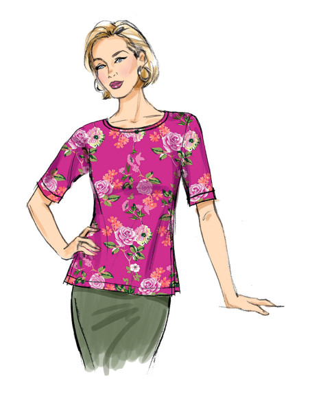 Patron de haut - Butterick 6874