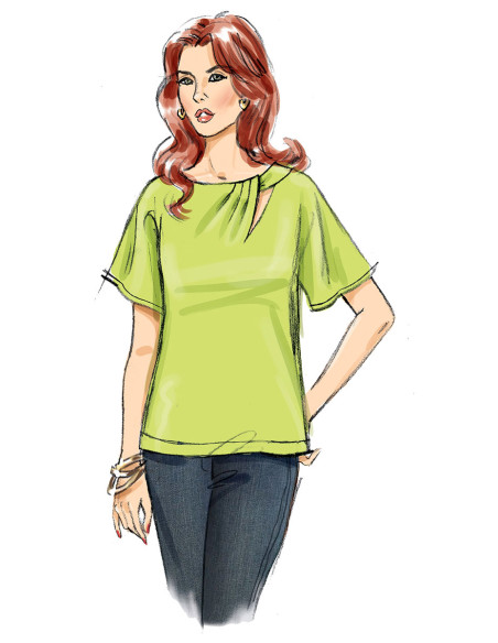 Patron de haut - Butterick 6875