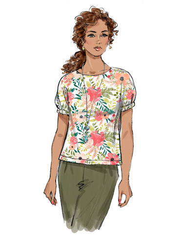 Patron de haut - Butterick 6875
