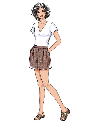 Patron de pantalon et short - Butterick 6878