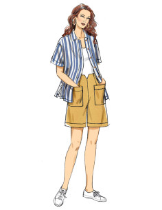 Patron de chemise, pantalon et short - Butterick 6880 2