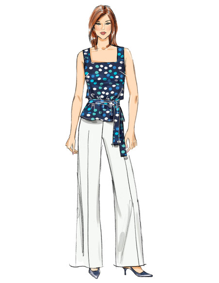 Patron de veste, robe, haut, pantalon - Butterick 6882
