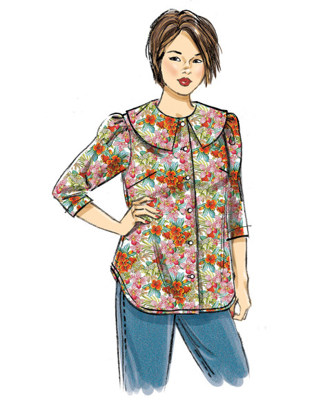 Patron de haut - Butterick 6896