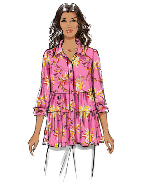 Patron de haut - Butterick 6897