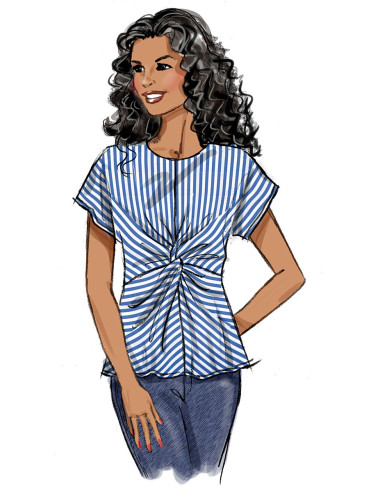 Patron de haut - Butterick 6899