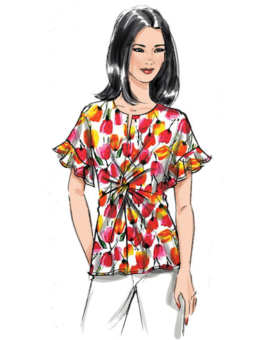 Patron de haut - Butterick 6899