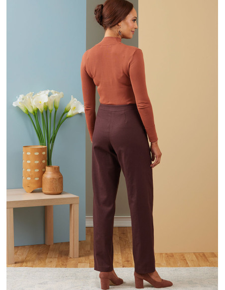 Patron de pantalon avec ceinture - Butterick 6910