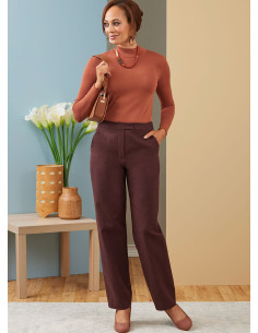 Patron de pantalon avec ceinture - Butterick 6910