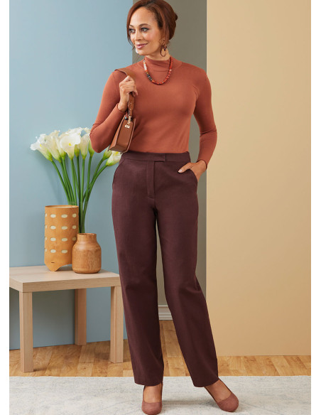 Patron de pantalon avec ceinture - Butterick 6910