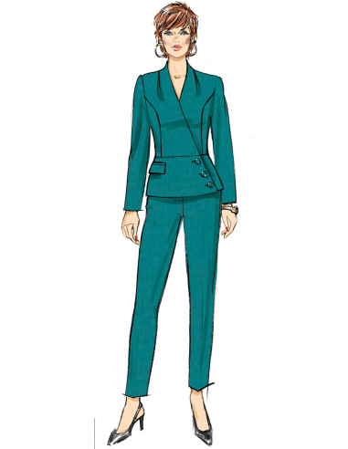 Patron de veste et pantalon - Butterick 6915