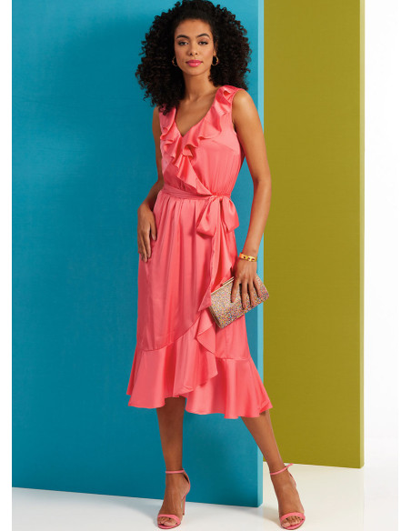 Patron de robe et ceinture - Butterick 6926