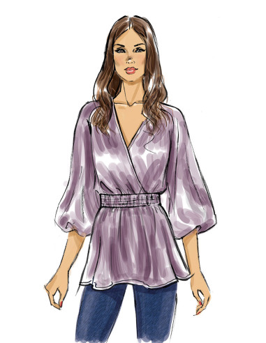 Patron de haut - Butterick 6930