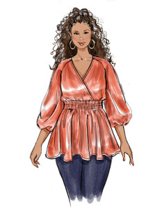 Patron de haut - Butterick 6931 2
