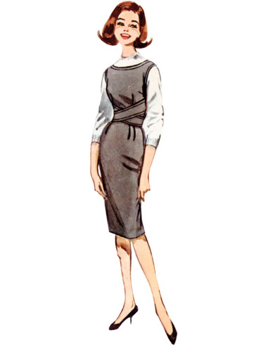 Patron de robe vintage - Butterick 6955