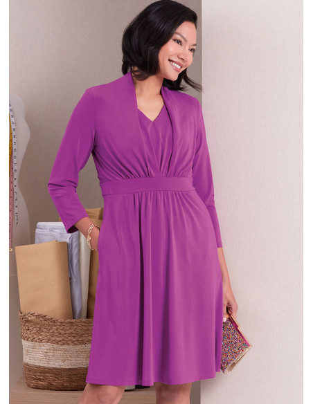 Patron de robe en tricot - Butterick 6940