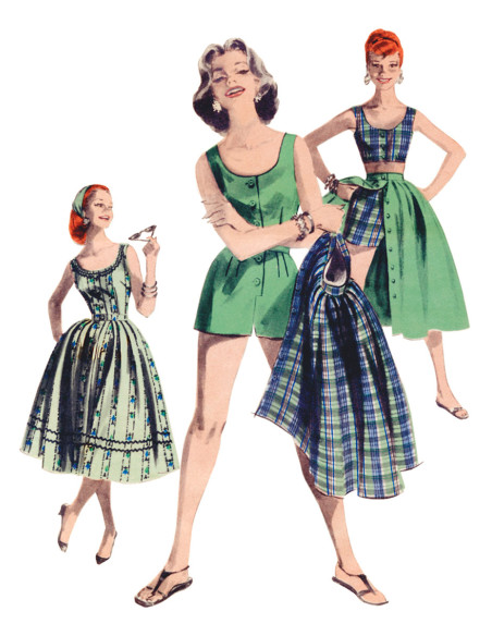 Patron de robe vintage - Butterick 6939