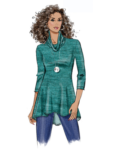 Patron de hauts - Butterick 6961