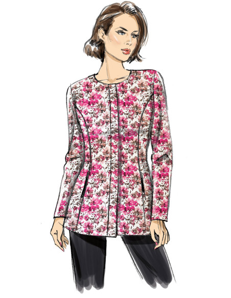 Patron de veste ajustée - Butterick 6979