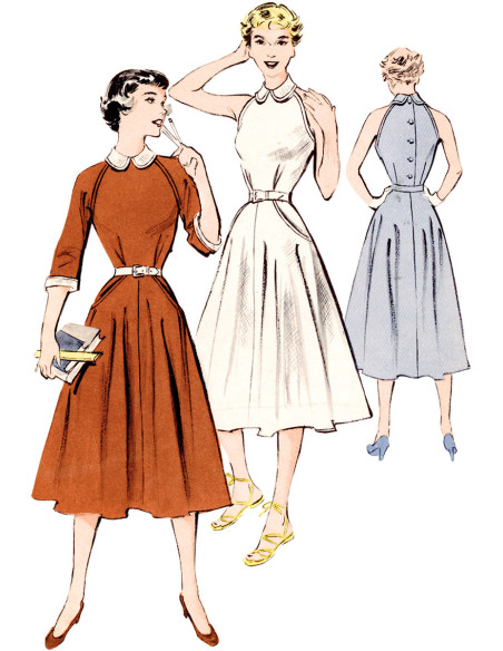 Patron de robe vintage - Butterick 6992