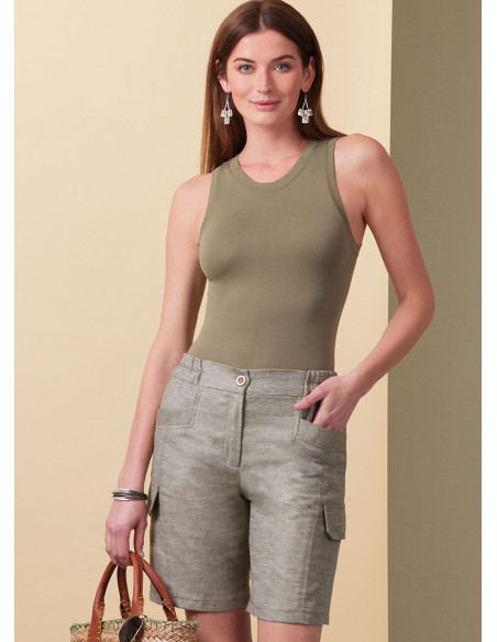 Patron de short ou pantalon - Butterick 6998