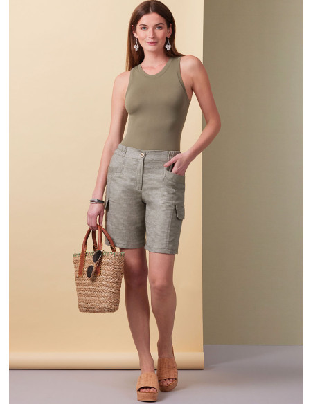 Patron de short ou pantalon - Butterick 6998