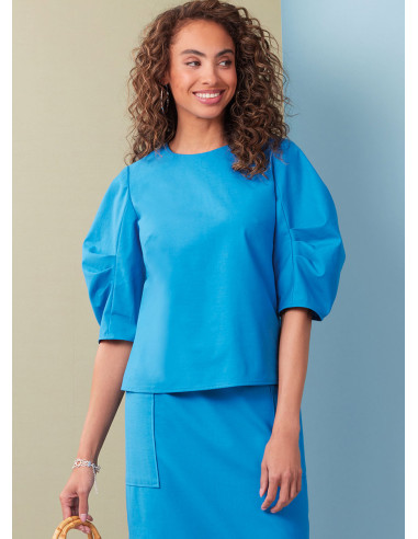 Patron de haut - Butterick 7002