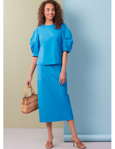 Patron de haut - Butterick 7002