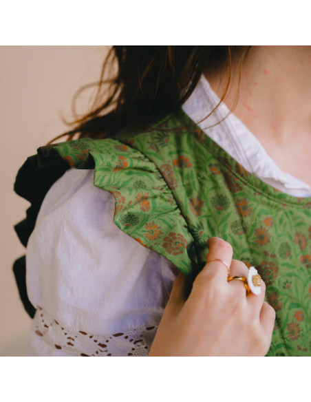 Patron de plastron ou pull sans manches Brisbane - Ikatee