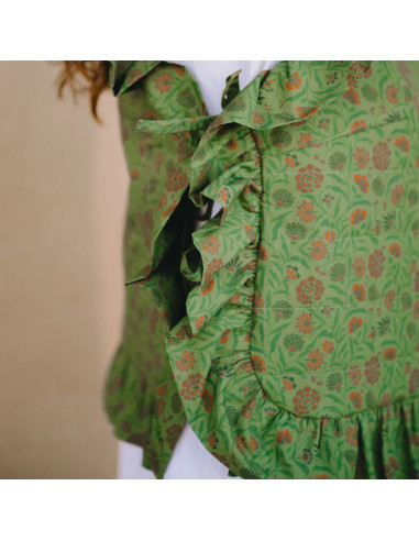 Patron de plastron ou pull sans manches Brisbane - Ikatee