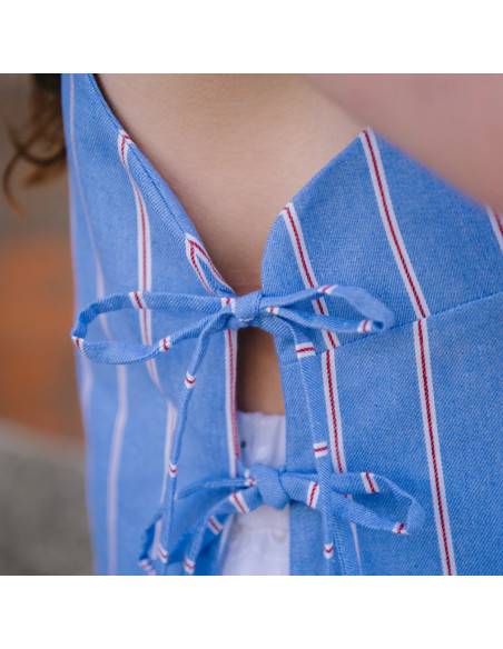 Patron de plastron ou pull sans manches Brisbane - Ikatee