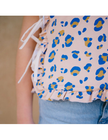 Patron de plastron ou pull sans manches Brisbane kids - Ikatee