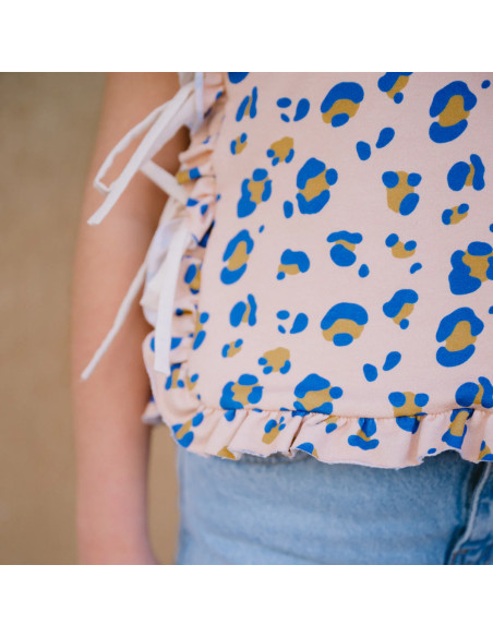 Patron de plastron ou pull sans manches Brisbane kids - Ikatee