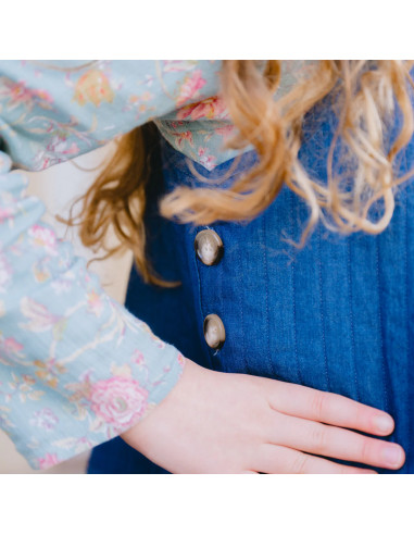 Patron de plastron ou pull sans manches Brisbane kids - Ikatee