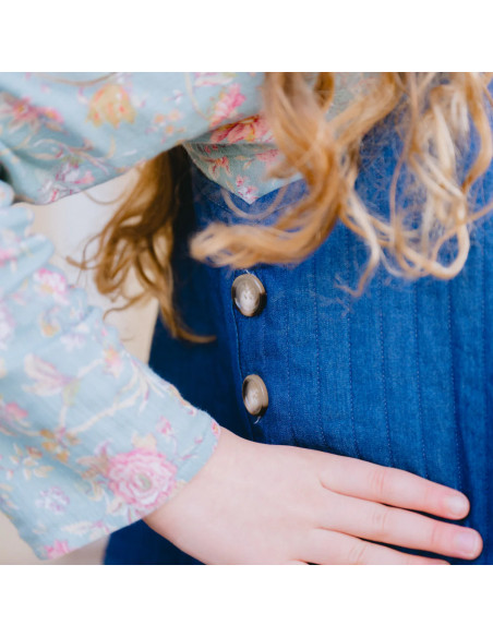 Patron de plastron ou pull sans manches Brisbane kids - Ikatee