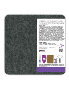Tapis de repassage en laine 21,5 cm x 21,5 cm The Gypsy Quilter 2
