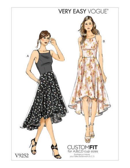 Patron de robe - Vogue 9252