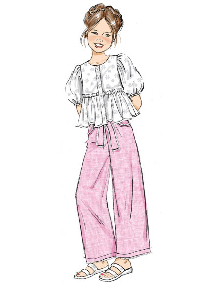 Patron de haut - Butterick 7034