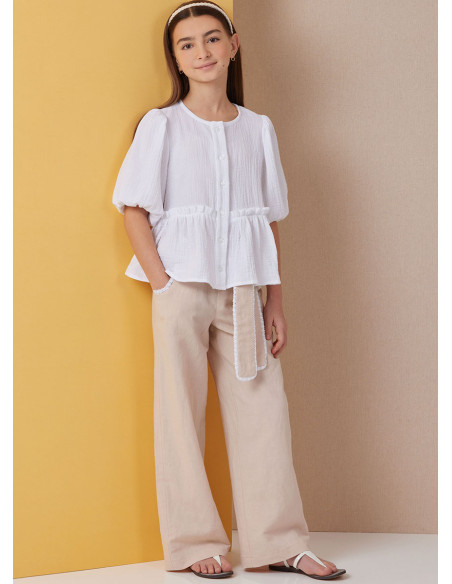 Patron de haut - Butterick 7034
