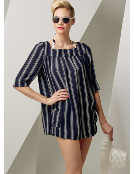 Patron de soutien-gorge, short et surtout - Vogue 9255