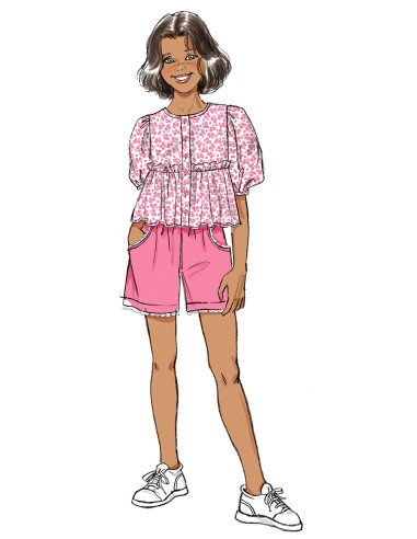 Patron de haut - Butterick 7034