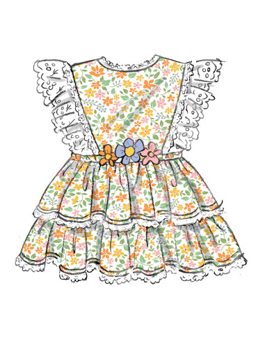 Patron de barboteuse - Butterick 7031